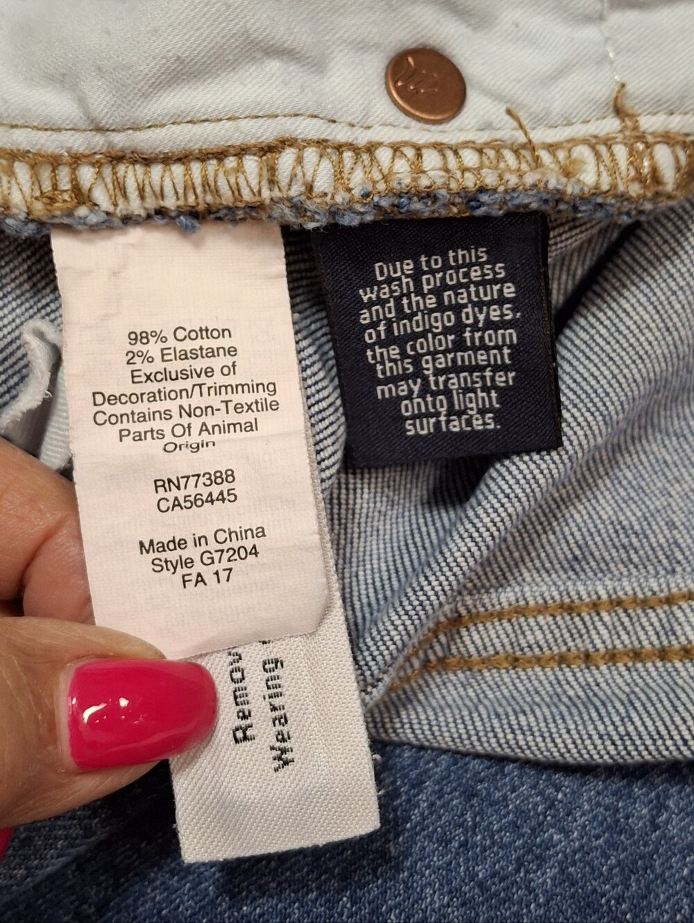 Madewell G7204 Bainbridge Wide-Leg Crop Blue Denim Jeans   Women Size 27 - Picture 14 of 16